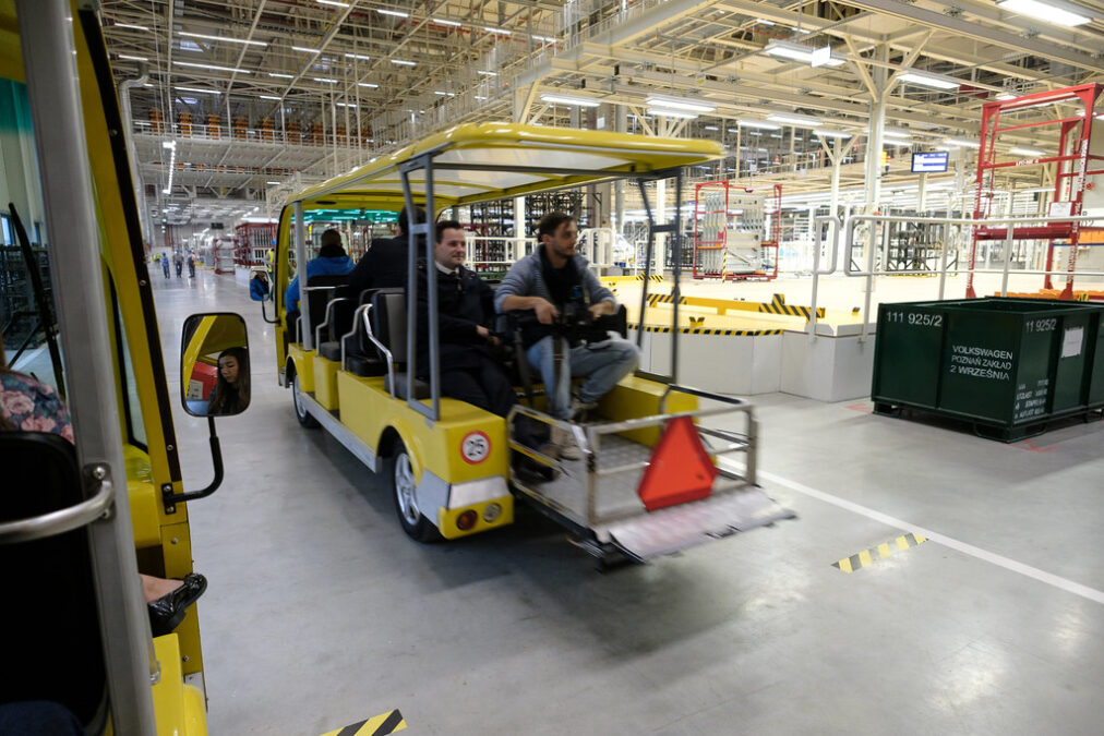 Volkswagen fabryka we Wrześni fot. flickr.com