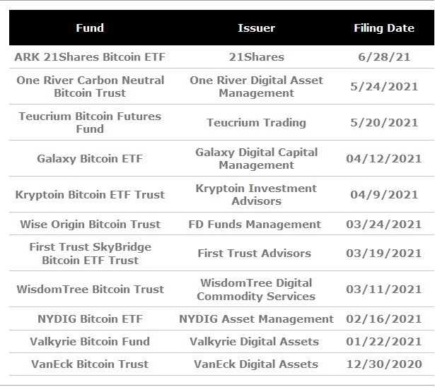 Amerykański gigant wchodzi w kryptowaluty. Powstanie specjalny fundusz ETF 1 ETF Stany zjednoczone